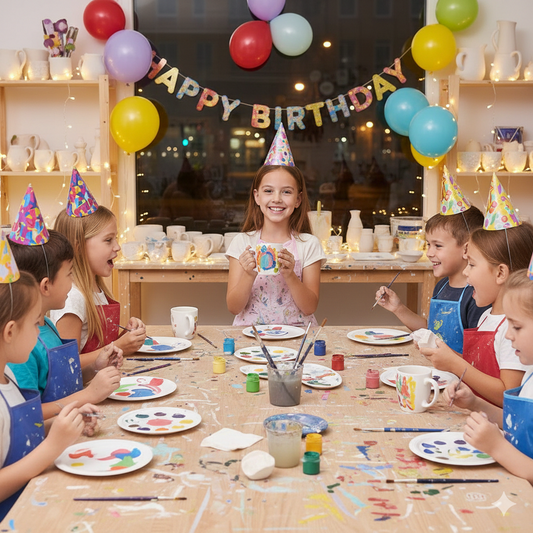 Birthday Party Painting (Evening Time)