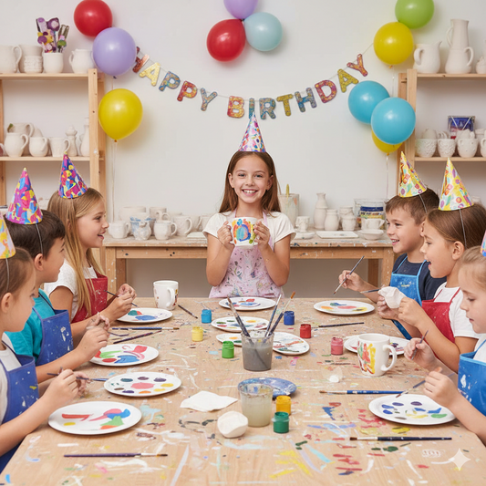 Birthday Party Painting (Daytime)